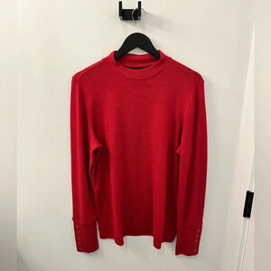 Rafaella red Hacci Top size medium